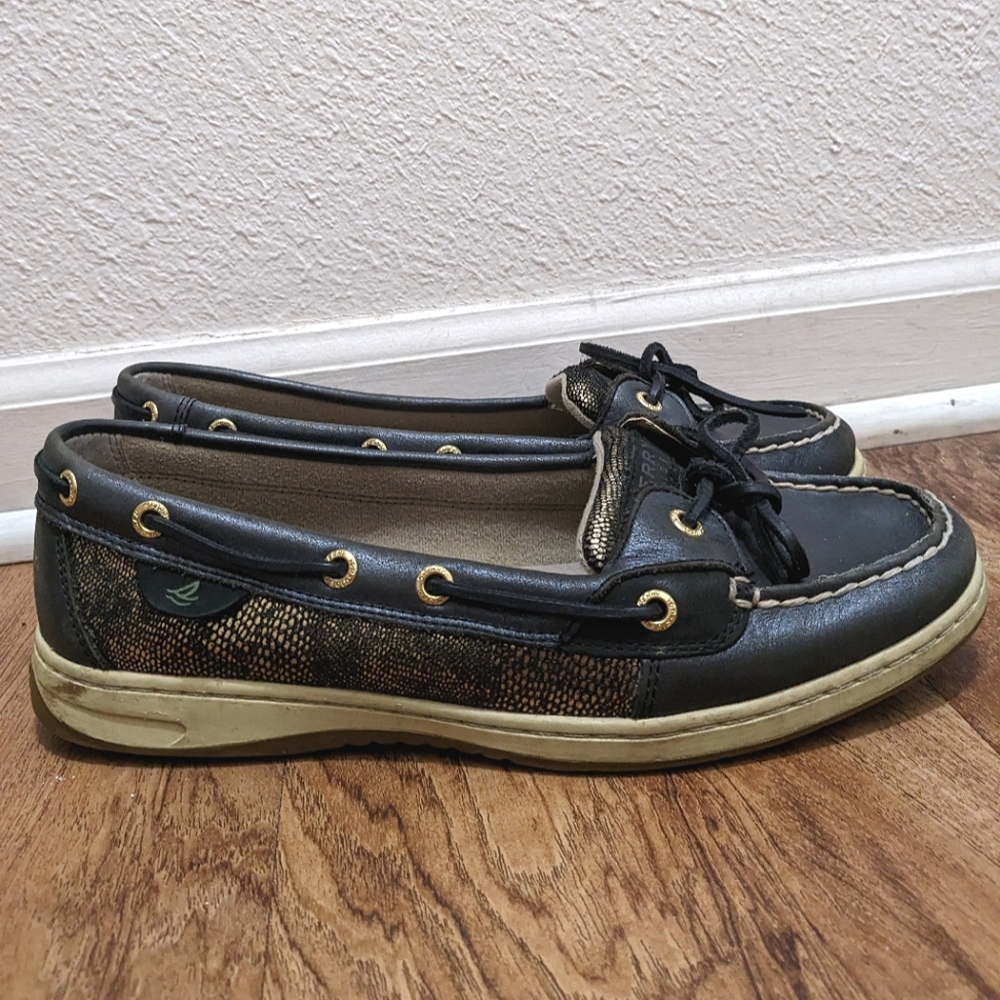 Sperry Navy & Gold Top-Siders